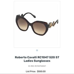 Roberto Cavalli RC1047 52G 57